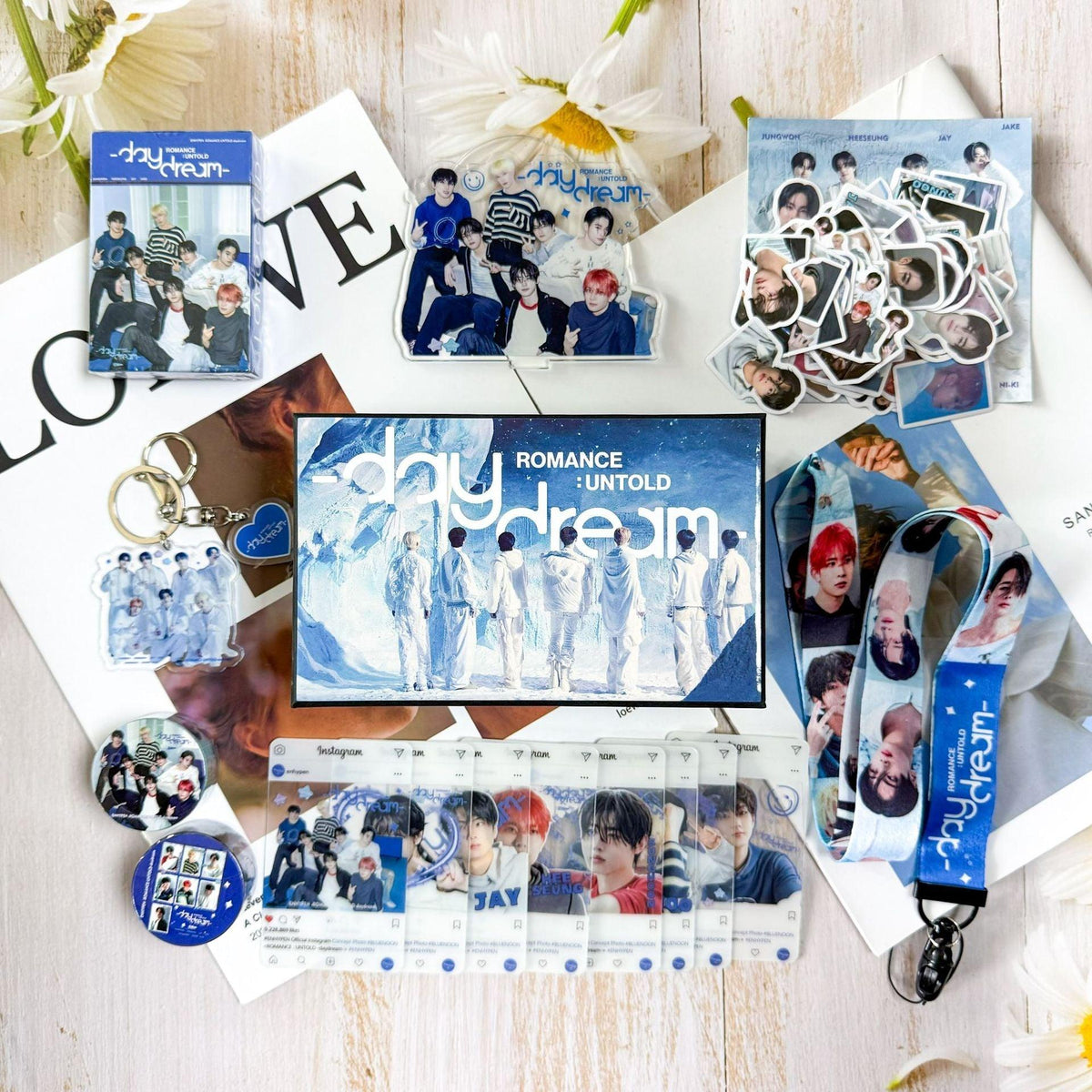 ENHYPEN ROMANCE KIT: UNTOLD DAYDREAM 159 PCS (GIFT BOX W/ SEVERAL ITEMS!✨)