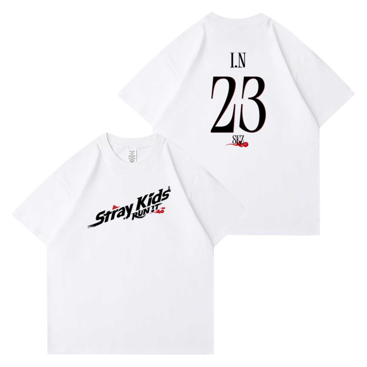 STRAY KIDS RUN IT T-SHIRTS 100% COTTON