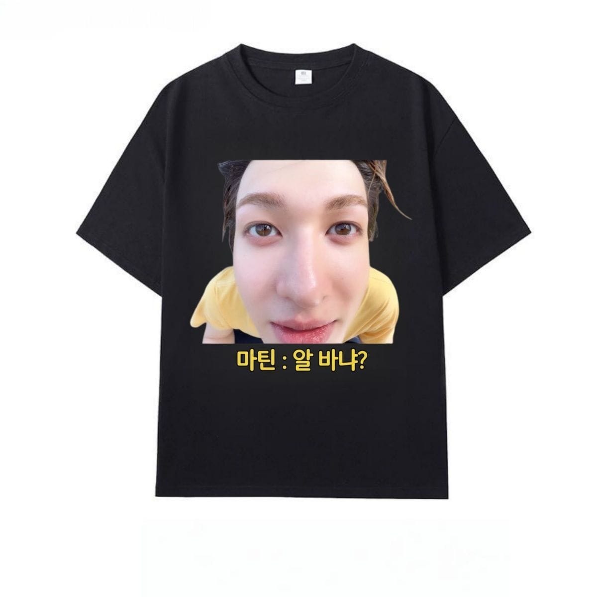 CORTIS T SHIRT 100% COTTON (White and Black)