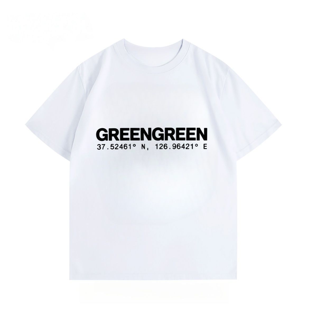 CORTIS T SHIRT GREENGREEN 100% COTTON