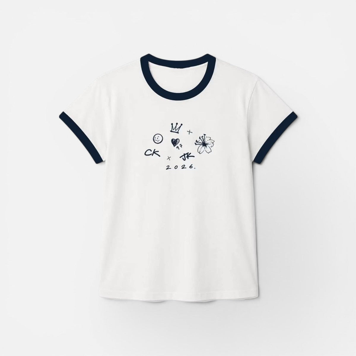 BTS JUNGKOOK CK T-SHIRTS 100% COTTON